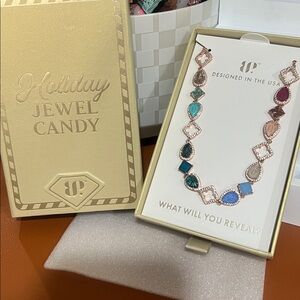 Bomb Party BP Holiday Jewel Candy Necklace